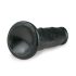 Easytoys - dildo realistico con ventosa - 15,5 cm - nero