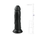 Easytoys - dildo realistico con ventosa - 15,5 cm - nero