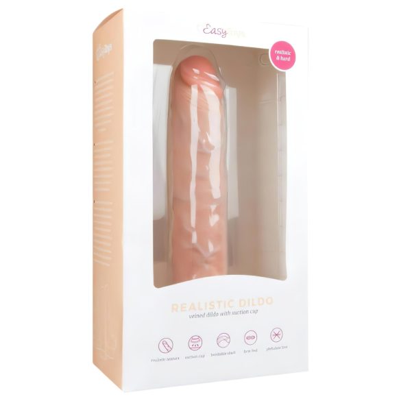 Easytoys - dildo extra grande con ventosa (28,5 cm) - color carne