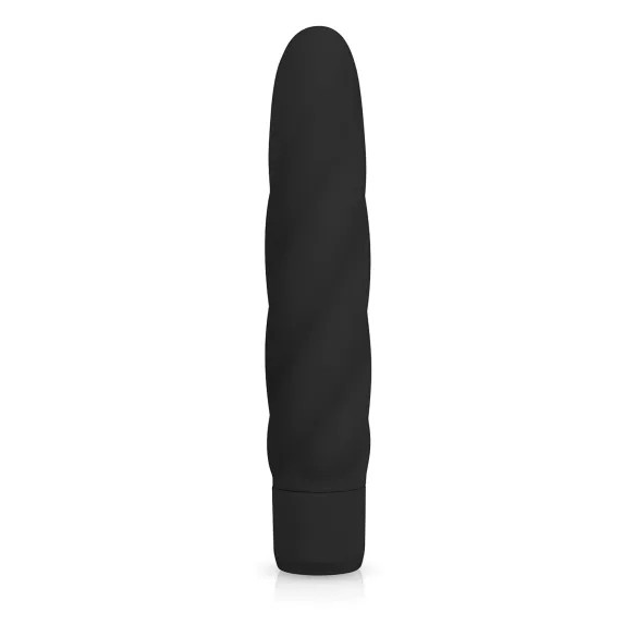 Easytoys - vibratore a barra in silicone twist - nero