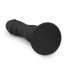 Easytoys - dildo con ventosa, forma glande (nero)