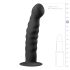 Easytoys Rigato - Dildo anale ventosa (14cm) - nero