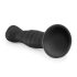 Easytoys Rigato - Dildo anale ventosa (14cm) - nero