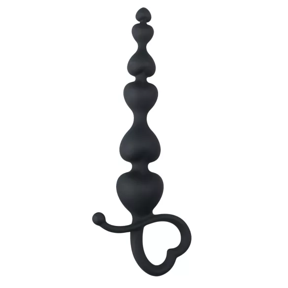 EasyToys - dildo anale perlato - silicone nero