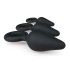 Set di Plug Anali con Anello Easytoys - 3 Pezzi (Nero)