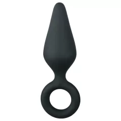 Easytoys - plug anale con anello - misura media - nero