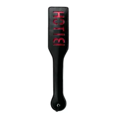 Easytoys Bitch - frustino in similpelle - nero