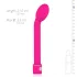Easytoys - Vibratore punto G slim - silicone rosa