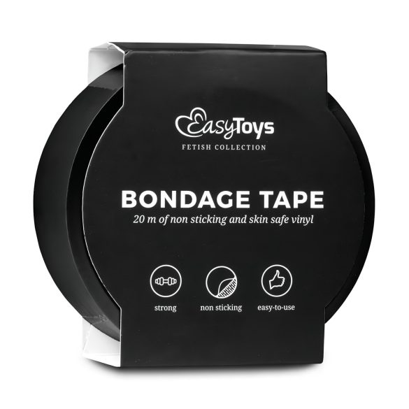 Easytoys - nastro bondage - nero - 20 metri