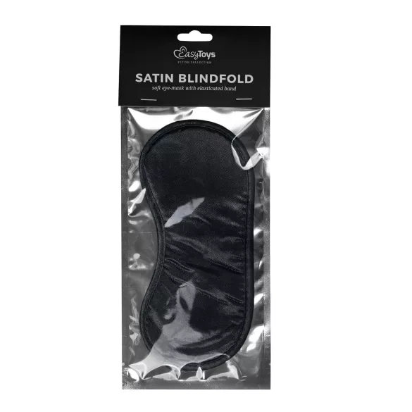 Easytoys - maschera occhi satinata - nero