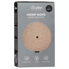 Corda bondage in canapa Easytoys (5 m, naturale)