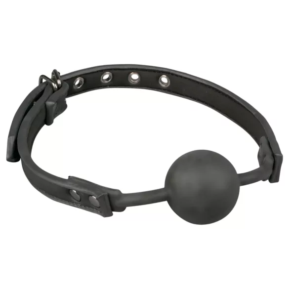 EasyToys - bavaglio con pallina in silicone (nero)