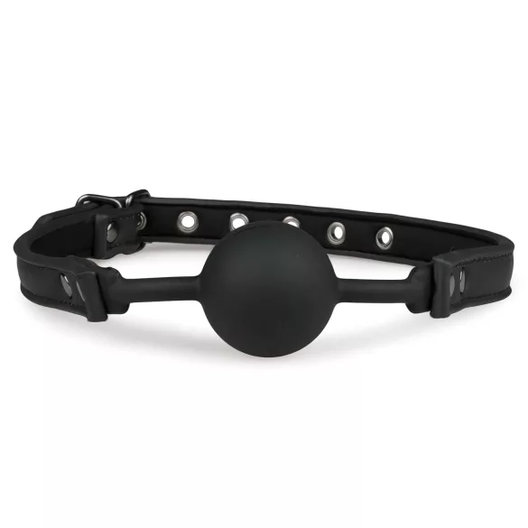 EasyToys - bavaglio con pallina in silicone (nero)
