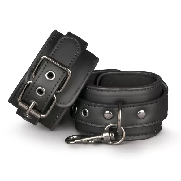 Easytoys - manette in similpelle - nero