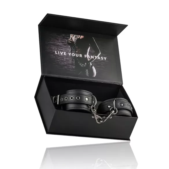 Easytoys - manette in similpelle - nero