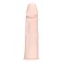 Flesh - guaina allungante pene - 18 cm - colore naturale