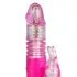 Easytoys Bunny - vibratore rabbit con movimento spinta - silicone rosa