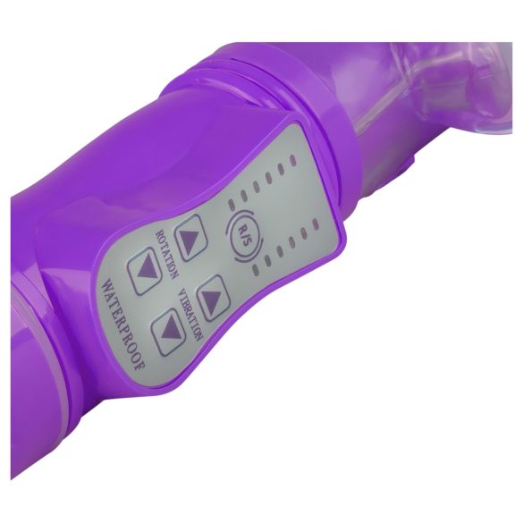 Easytoys Bunny - vibratore rotante e penetrante - silicone viola