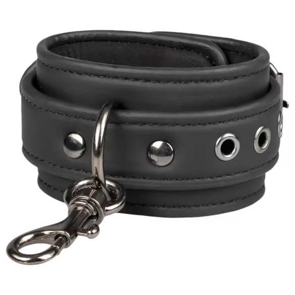 Easytoys - set collare, polsini e cavigliere - nero