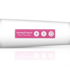 MyMagicWand - Vibratore Massaggiante Potente (Bianco-Rosa)