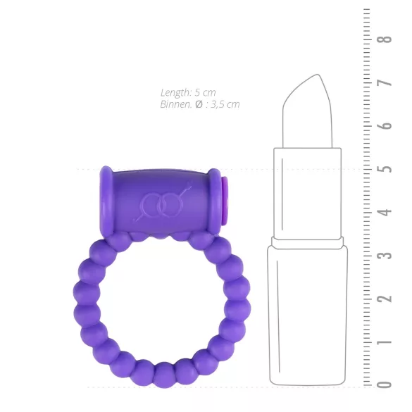 Easytoys - anello vibrante per pene (viola)