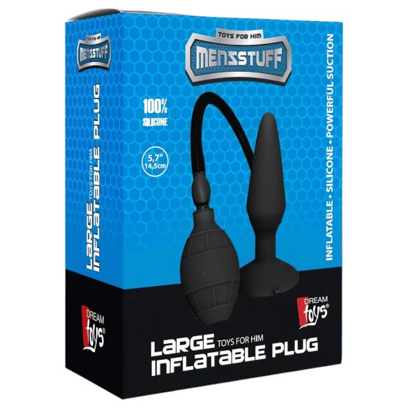 MenzStuff - plug anale gonfiabile - taglia L - nero