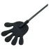 Rimba - frustino silicone mano - 40cm nero