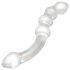 Rimba Dolly - Dildo anale in vetro ondulato (trasparente)