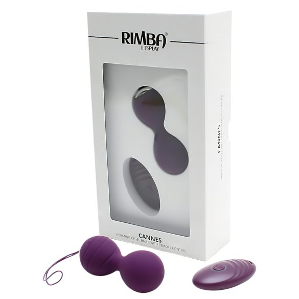 Rimba Cannes - vibratore a uovo wireless ricaricabile - viola
