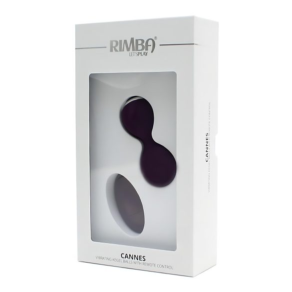 Rimba Cannes - vibratore a uovo wireless ricaricabile - viola