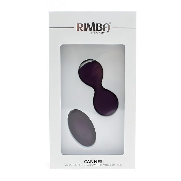 Rimba Cannes - vibratore a uovo wireless ricaricabile - viola