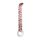 Rimba Sammy - Dildo in vetro G-spot (trasparente decorato)