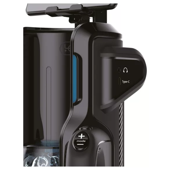 LETEN SM 500 - masturbatore automatico su e giù - supporto telefono - nero