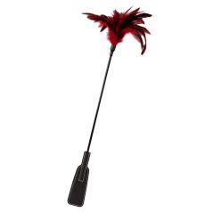 GP Feather - pagaia e stroker in uno (nero-rosso)