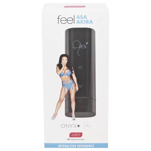 Kiiroo Onyx+ Asa Akira Experience - masturbatore interattivo - nero
