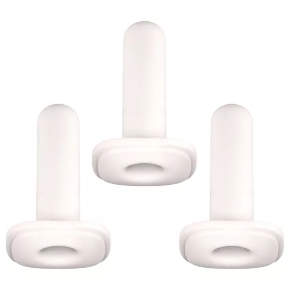 Kiiroo Onyx - masturbatore maniche standard fit - set 3 pezzi bianco