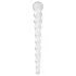 Gildo Glass No. 20 - dildo anale con perle - vetro trasparente