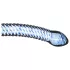 Gildo Glass No. 5 - dildo anale a spirale in vetro - trasparente blu