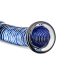 Gildo Glass No. 5 - Dildo a Spirale in Vetro (Trasparente-Blu)