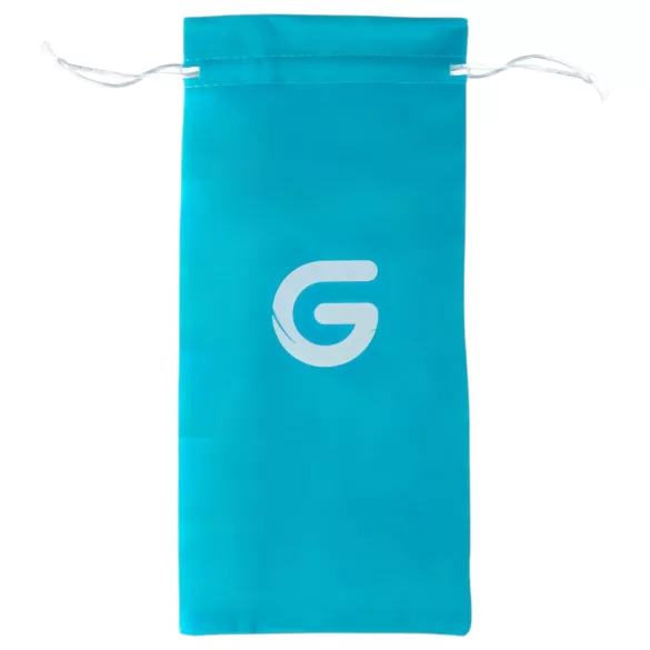 Gildo Glass No. 5 - dildo anale a spirale in vetro - trasparente blu