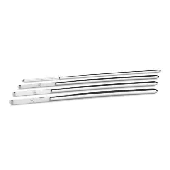Set di dilatatori uretrali in acciaio curvi completi SINNER 174 (14 pezzi)