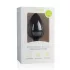 Easytoys Diamond - plug anale con gemma bianca grande - nero