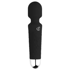   EasyToys - mini wand massaggiatore vibrante ricaricabile - nero