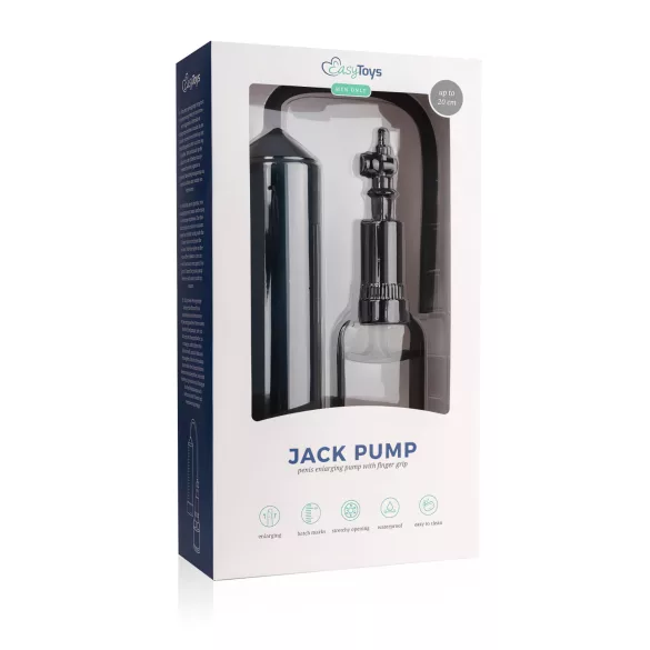 Easytoys - pompa pene manuale - nero