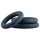 Boners - set anelli fallici - 3 pezzi - silicone grigio