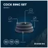 Boners - set anelli fallici - 3 pezzi - silicone grigio