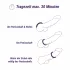 Boners - set anelli fallici in silicone - 6 pezzi - grigio