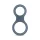Boners Classic - anello pene e testicoli - silicone grigio