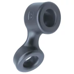   Boners Get Rock Hard - anello fallico e scrotale - silicone grigio