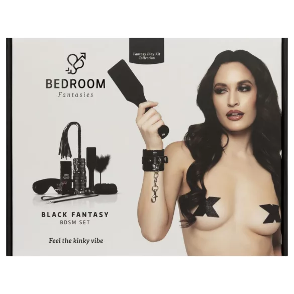 Secret Pleasure Chest - kit BDSM avanzato - 14 pezzi - nero